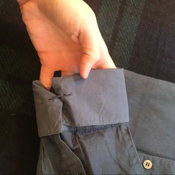 Men's Nicolas K button down w/ convertible collar - Picture 4 of 5